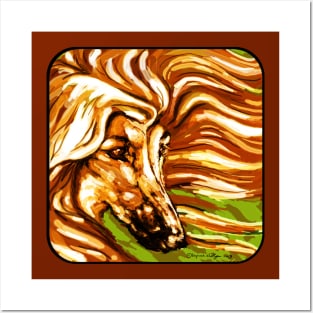 RED AFGHAN HOUND. Windswept. Posters and Art